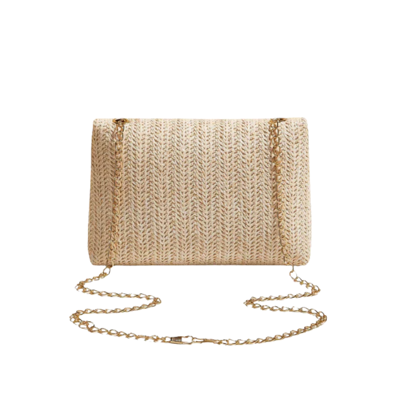 MARI Rieten Crossbody Tas – Lichtgewicht Elegantie voor Elke Zomerlook