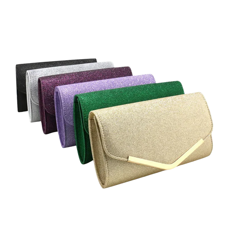 GIGI Glitter Clutch Avondtas – Stijlvol en Compact voor Elke Gelegenheid