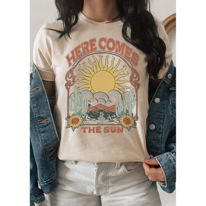 LAUREN | "Here Comes The Sun" T-shirt – Bring Sunshine Into Your Wardrobe!