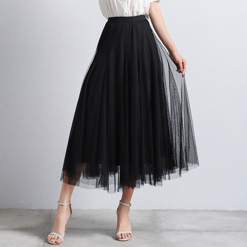 JANA | Tule Maxi Rok – Luchtige Gelaagde Rok voor Dames