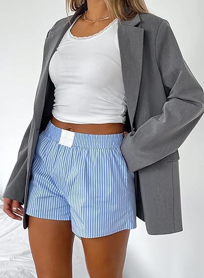 YOLIEN | Gestreepte Loungewear Shorts – Comfortabel & Trendy