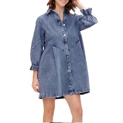 OLIVE | De must-have denim mini-jurk voor moeiteloze stijl!
