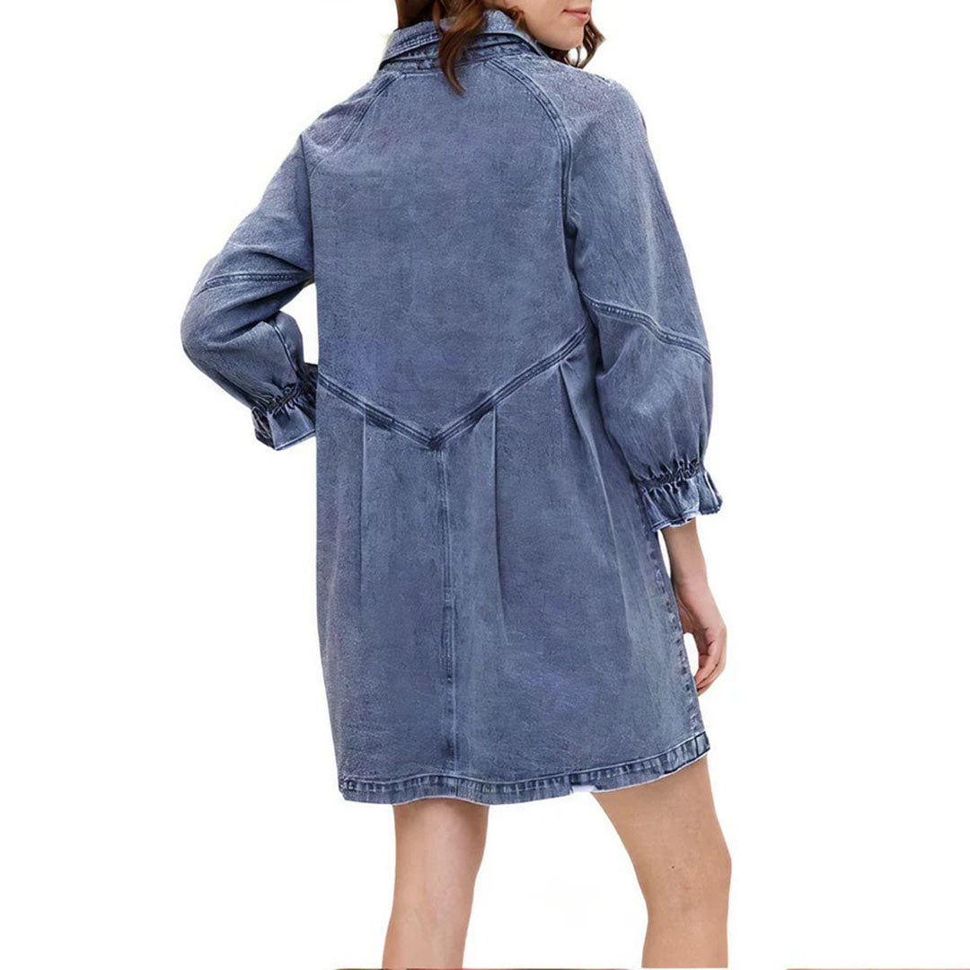 OLIVE | De must-have denim mini-jurk voor moeiteloze stijl!