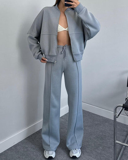 VICTORIA | Oversized Joggingpak Dames – Loungewear Set van Zacht Katoen
