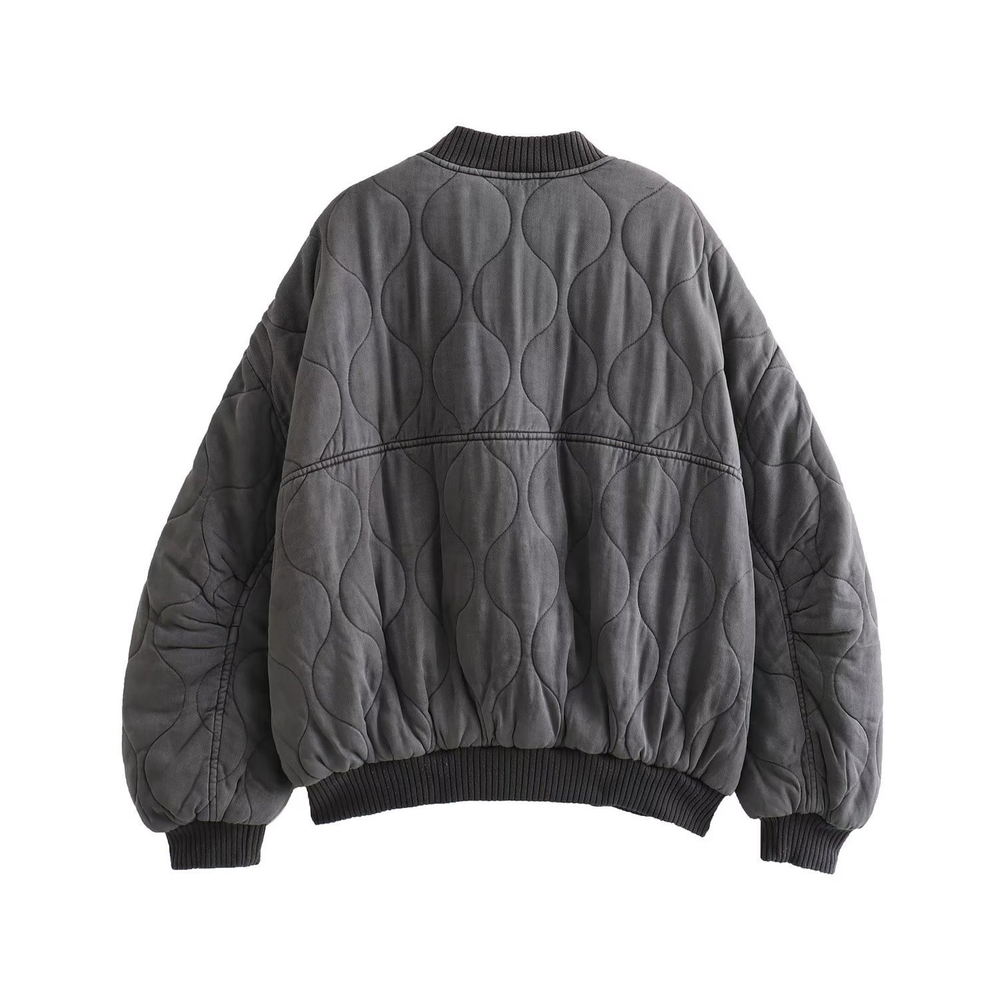 JACKY | Gewatteerde Bomberjack – Stoer, Warm & Oversized Comfort