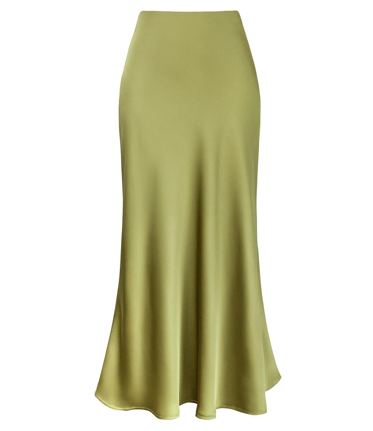 MARLEEN | Satijnen Maxi Rok – Elegante kleurige Rok met Glans & Flow