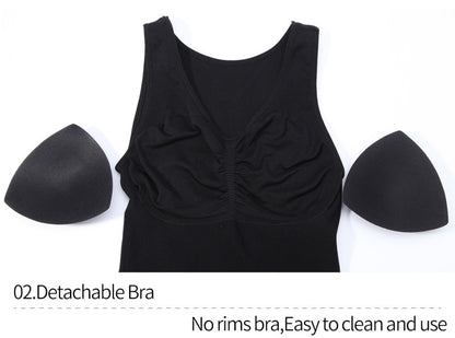 GRAZIA | Corrigerend Dames Topje met Ingebouwde BH – Slimming Shapewear Tanktop