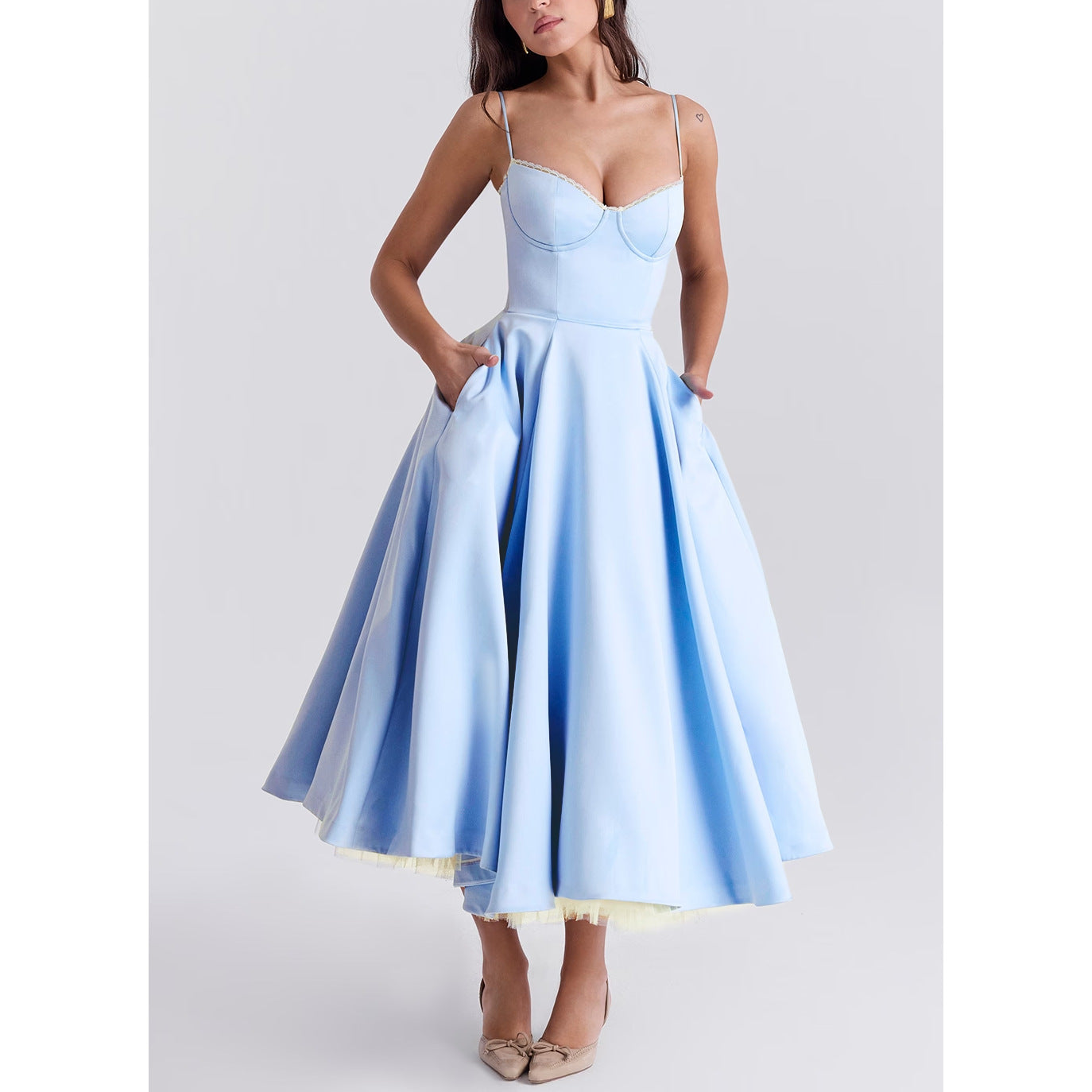 ALIZE | Party Jurk met Bustier en Tule Detail