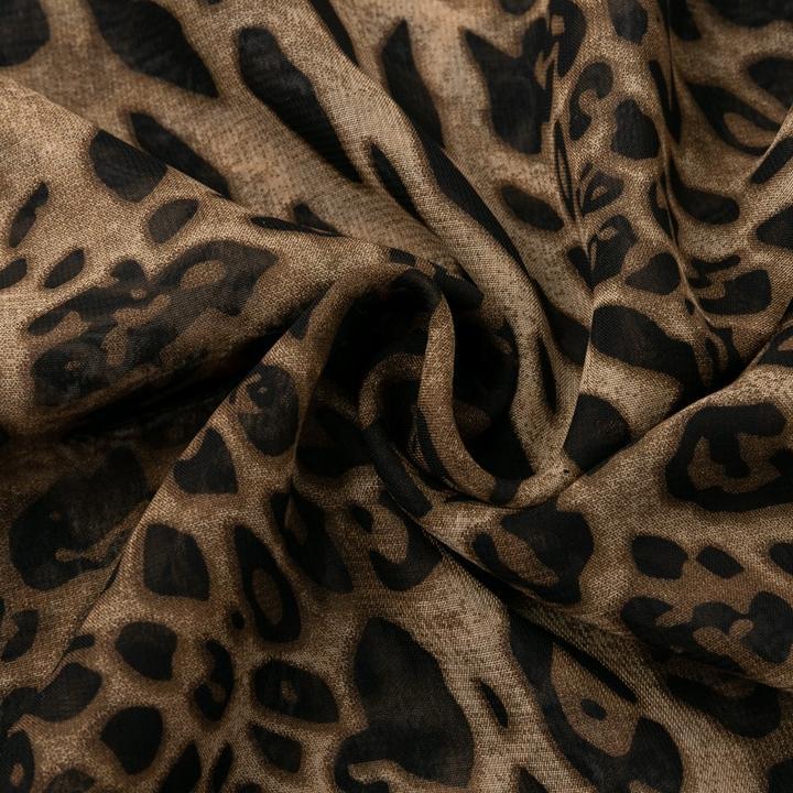 KADIA | Maxi Jurk met Panterprint – Elegante Zomerjurk met Spaghettibandjes