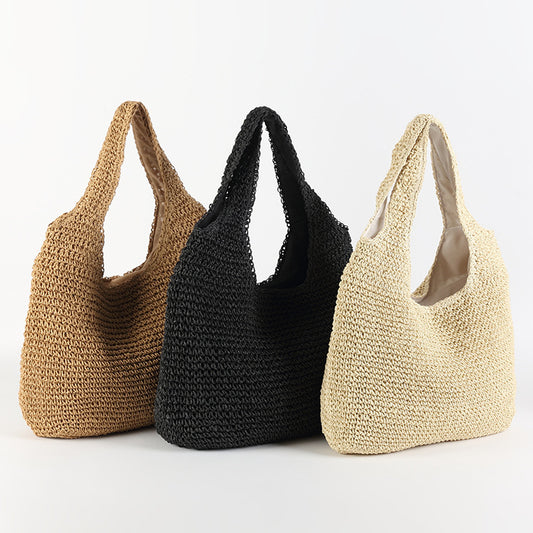 ALEXIE | Geweven Schoudertas – Licht, Trendy & Ruim