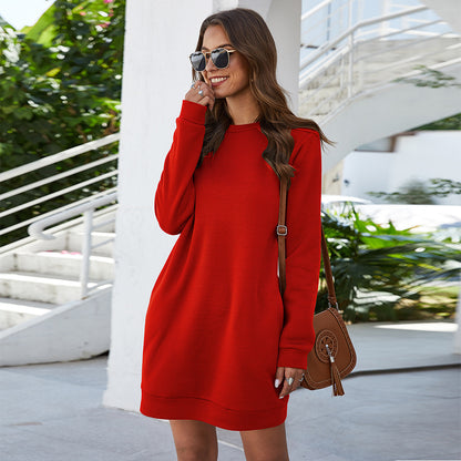 JASMIJN | Sweaterjurk met Lange Mouwen – Casual Comfort met Stijlvolle Simpliciteit