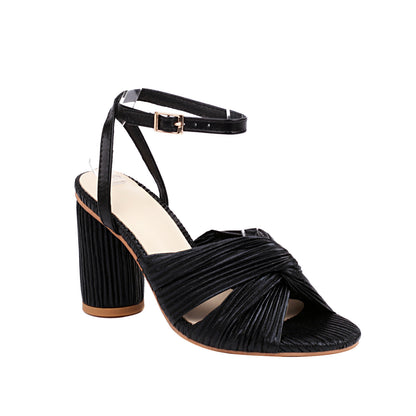 ANNIK | Velvet Block Heel Sandalen – Elegant & Comfortabel