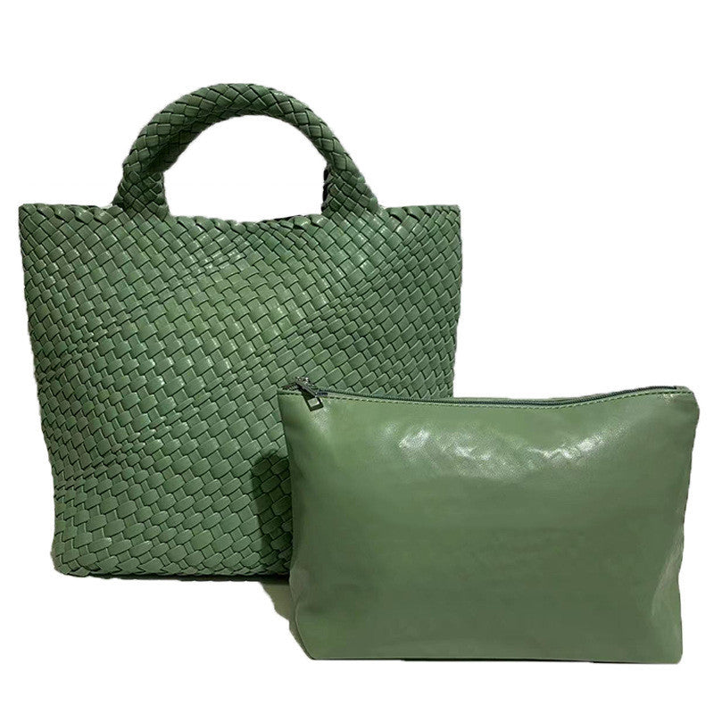 BEYZA | Gevlochten Shopper – Grote Tas met Binnenpouch Dames