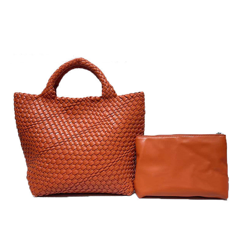 BEYZA | Gevlochten Shopper – Grote Tas met Binnenpouch Dames