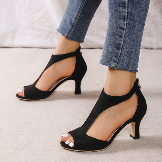 MARIELE | Open Cut-Out Hakken – Elegante Pumps met Uitsnijdingen