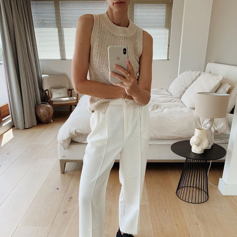 FROUKJE | Luchtige Gebreide Tanktop - Zomer Top Dames