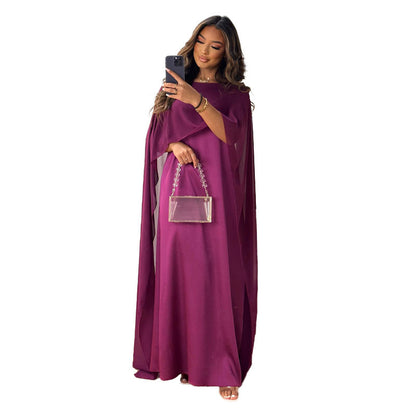 MATHILDE | Chiffon Kaftan Maxi Jurk – Elegantie met een Koningsuitstraling