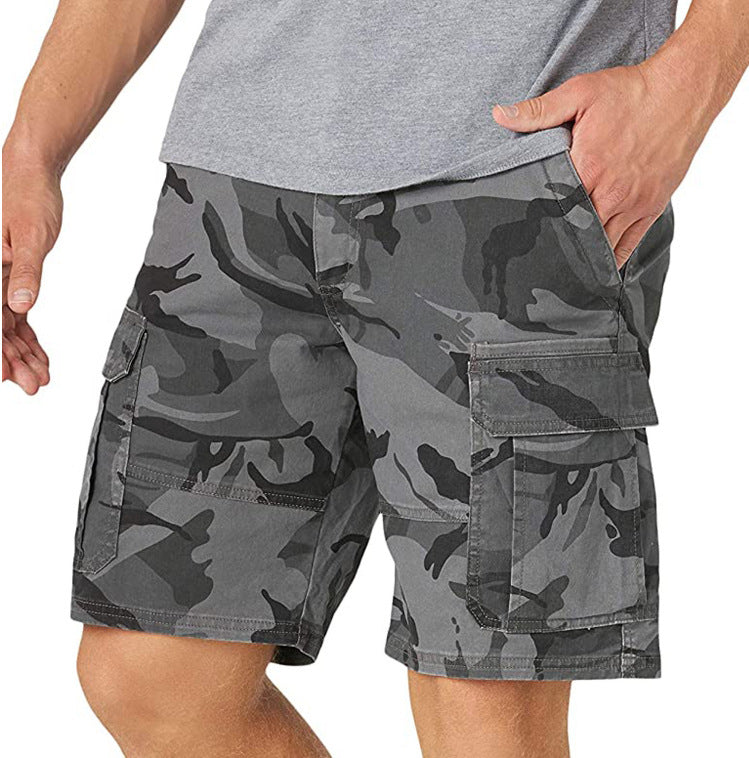 STIJN | Cargo Short Heren - Katoenen Korte Broek met Zakken - Camouflage en Kleuren