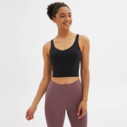 AISHA | Sport Crop Top – Naadloos, Ademend & Ondersteunend