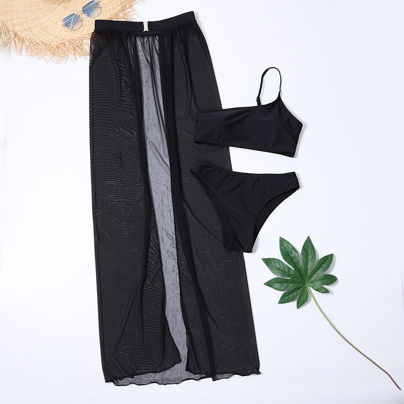 TATJANA | Kleurrijke Bikini Set met Sarong – Zomerse Strandoutfit voor Dames