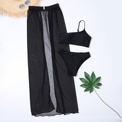 TATJANA | Kleurrijke Bikini Set met Sarong – Zomerse Strandoutfit voor Dames