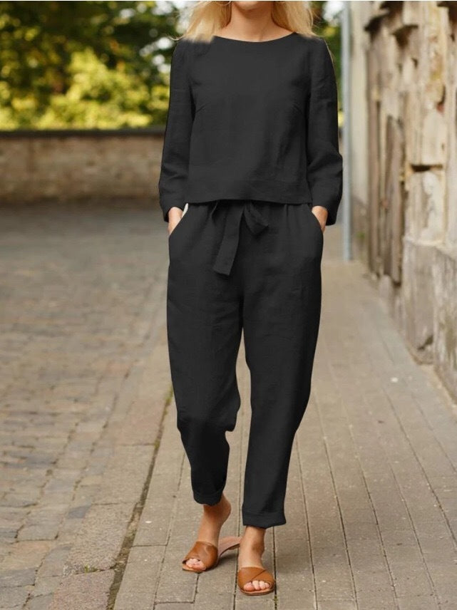 SIMI | Luxe co-ord Set – Stijlvolle Two-Piece voor Zomer & Lounge