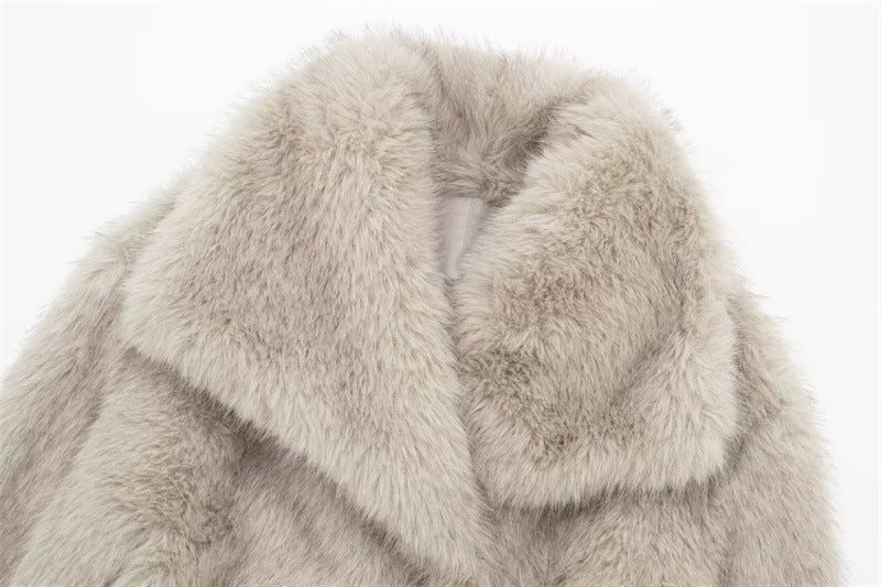 DAPHNE | Faux Fur Jas Dames – Luxe Winterjas
