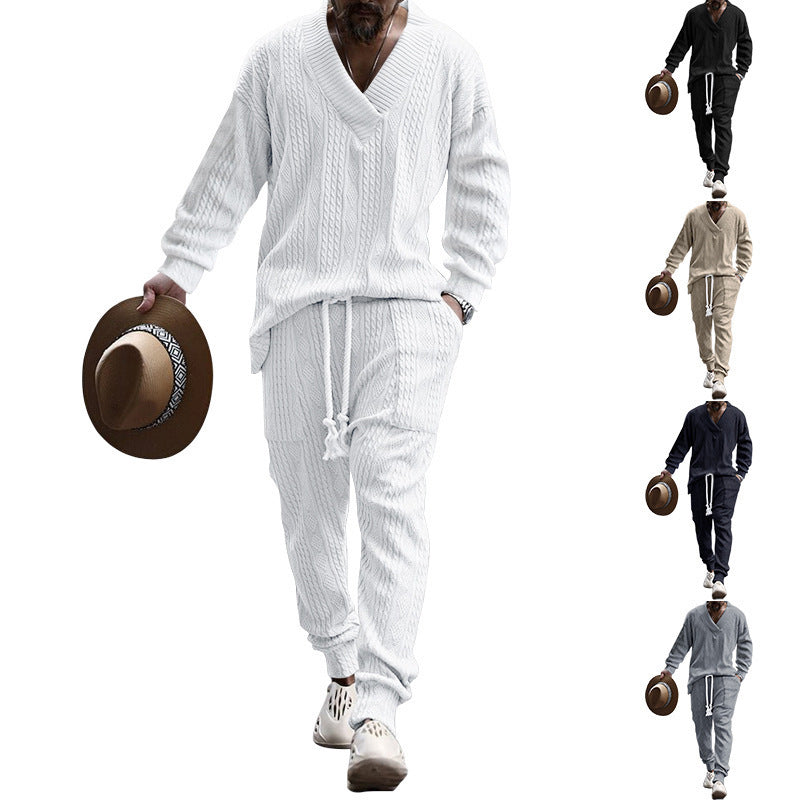 XAVI | Heren Gebreide Lounge Set – Comfort, Stijl & Streetproof in Eén