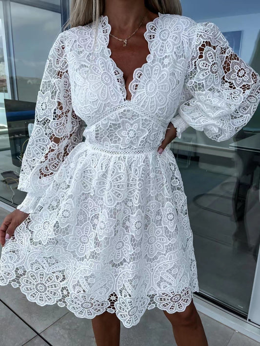 MIRABEL | Elegante Kanten Jurk – Romantische Zomerjurk Dames