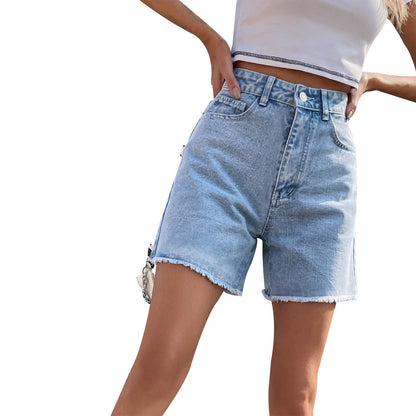 FATIMA | Rock jouw zomerse look met deze high waist denim short!