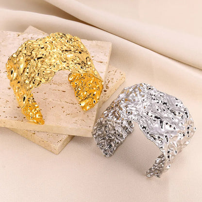 LUCIE | Goud - Zilver kleurige Cuff Armband – Statement Armbanden voor Dames