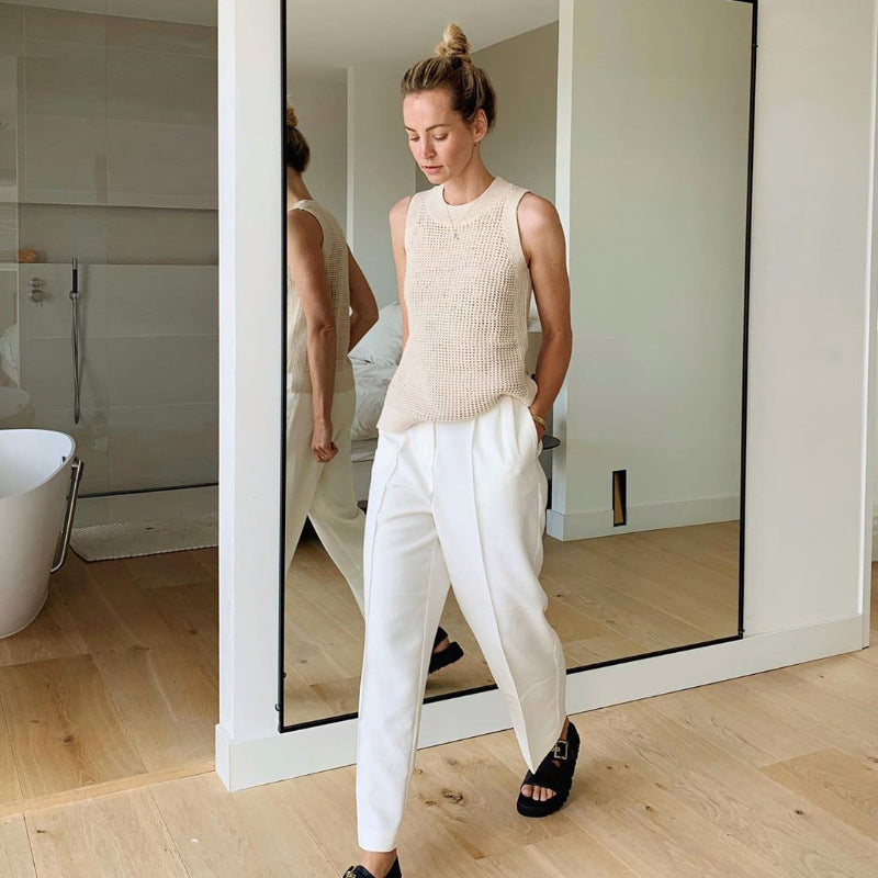 FROUKJE | Luchtige Gebreide Tanktop - Zomer Top Dames