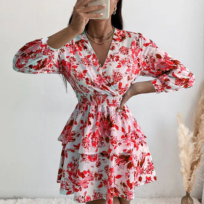 AMBRE | Zomerse Bloemenjurk met Print – Vrouwelijk, Fris & Vlot