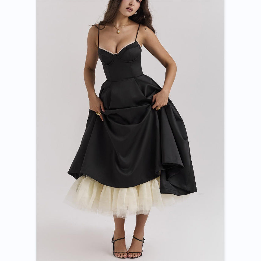 ALIZE | Party Jurk met Bustier en Tule Detail