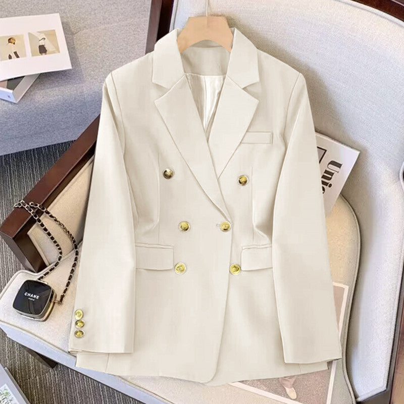 NOORE | Luxe Blazer met Goudkleurige Knopen – Tijdloze Klasse in Meerdere Kleuren