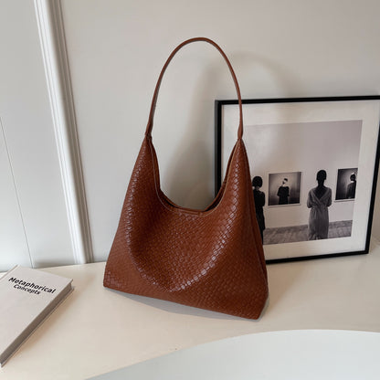 ARYA | Gevlochten Schoudertas – Minimalistische Handtas met Luxe Look