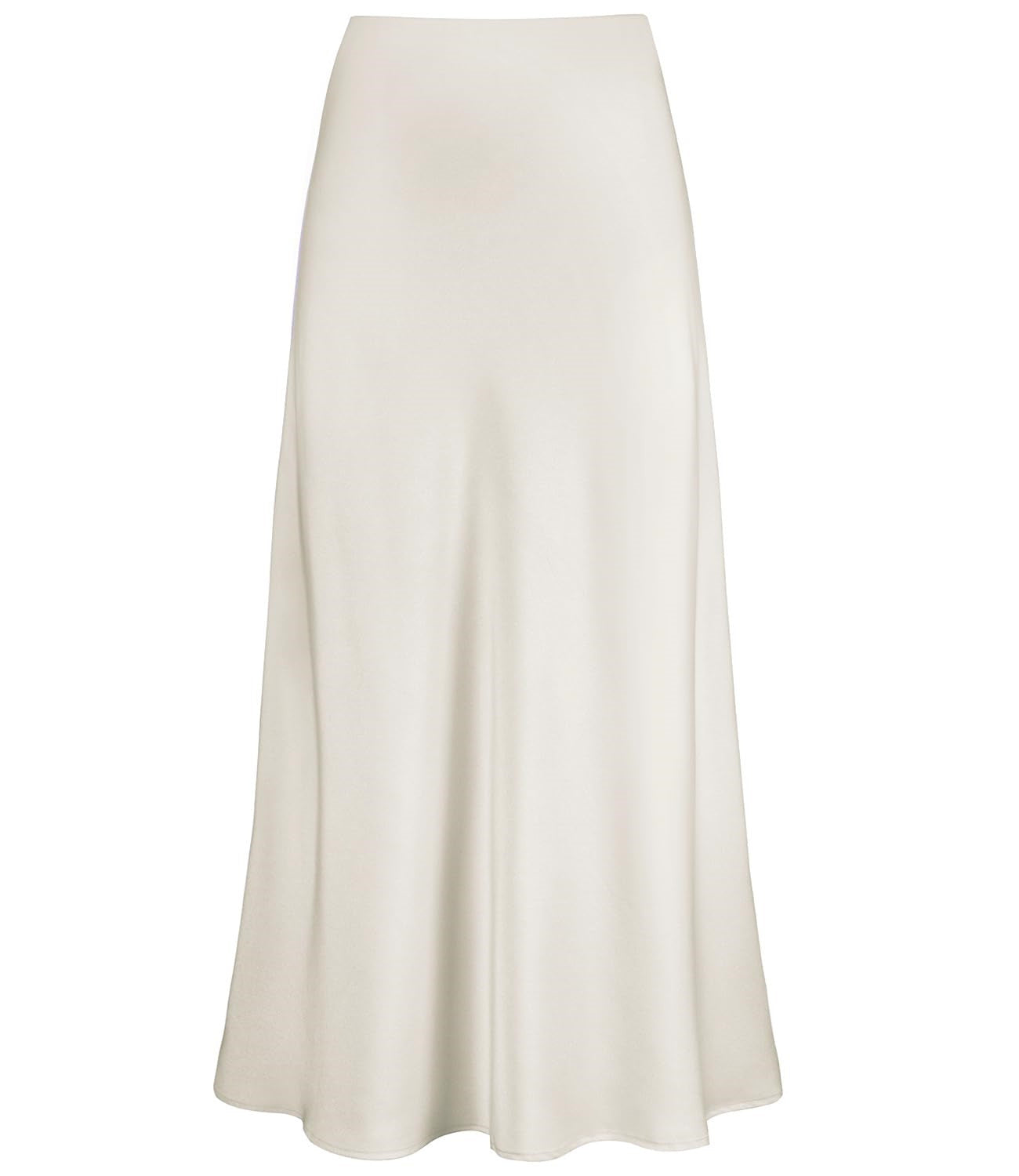 MARLEEN | Satijnen Maxi Rok – Elegante kleurige Rok met Glans & Flow