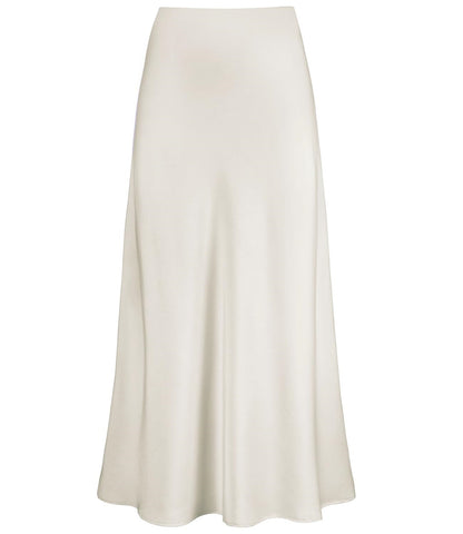 MARLEEN | Satijnen Maxi Rok – Elegante kleurige Rok met Glans & Flow