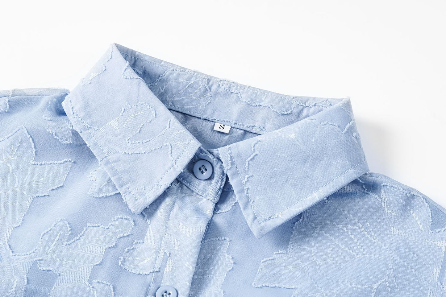 AIMEE | Transparante Blouse met Camouflagepatroon – Elegante Lange Mouwen voor Dames