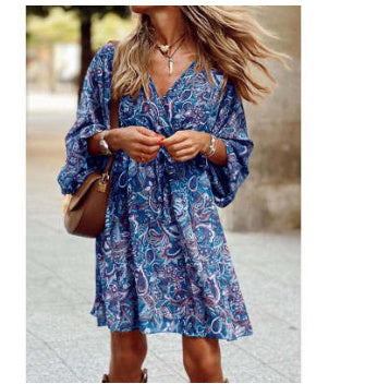 GENA | Bohemian Flair Mini Jurk – Luchtig & Vrouwelijk Design