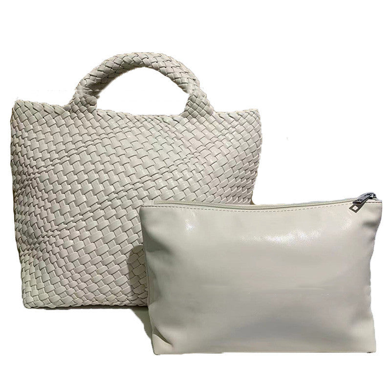 BEYZA | Gevlochten Shopper – Grote Tas met Binnenpouch Dames