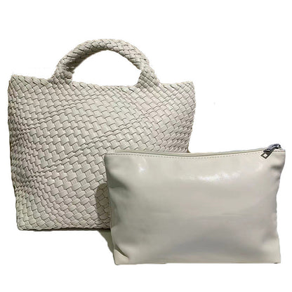 BEYZA | Gevlochten Shopper – Grote Tas met Binnenpouch Dames