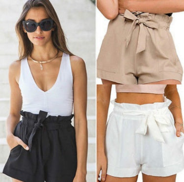 LINDA | Stijlvolle high waist paperbag short!