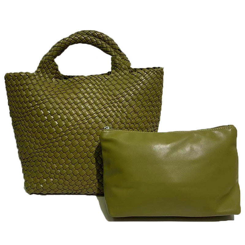BEYZA | Gevlochten Shopper – Grote Tas met Binnenpouch Dames
