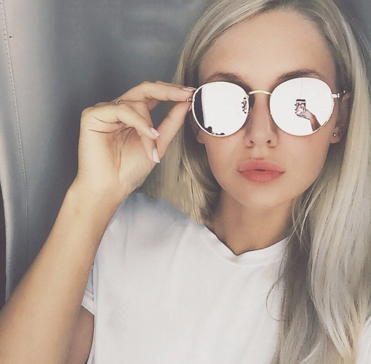 RIVER | Vintage Round Zonnebril – Klassieke Look met Moderne Flair