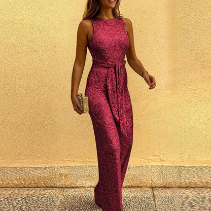 FELIZ | Glitter Jumpsuit – Sparkle & Style voor Elke Gelegenheid