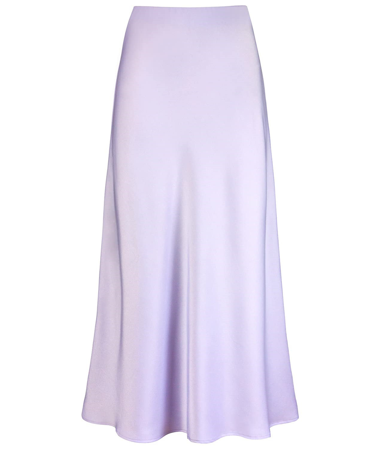 MARLEEN | Satijnen Maxi Rok – Elegante kleurige Rok met Glans & Flow