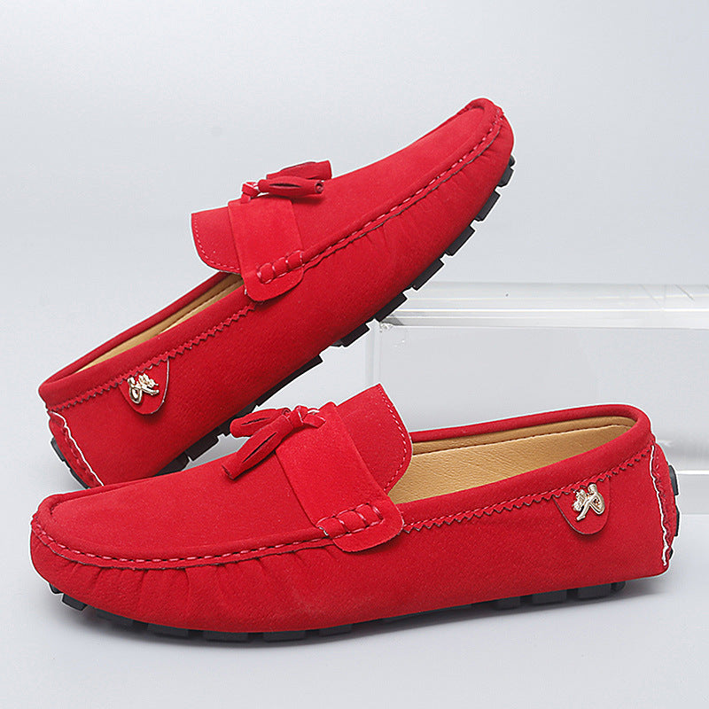 JOSHUA | Suède Loafers Heren – Casual Instappers met Kwastjes