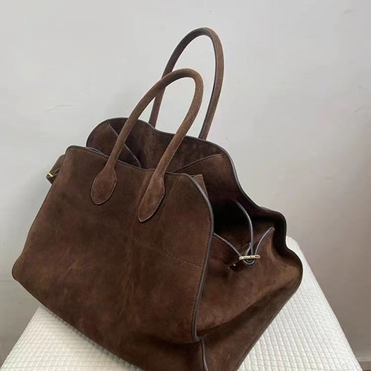 KAYLEE | Luxe Suède Shopper Tas – Stijlvolle Grote Handtas Dames