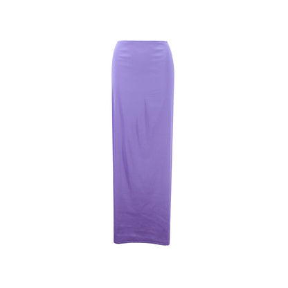 NADINE | Satijnen Maxi-Rok Dames - Elegante Lange Rok